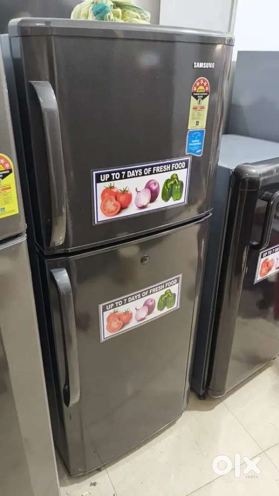 Double door fridge with warranty and good condition