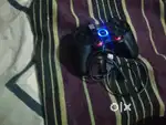 Red gear gaming console controller
