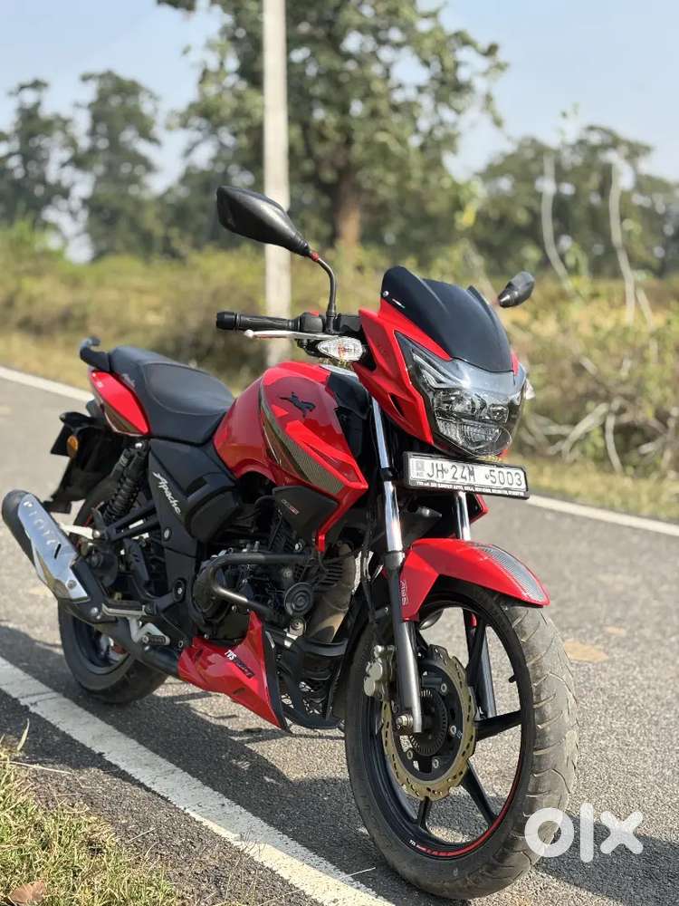 Apache 2v red addition motorcycle