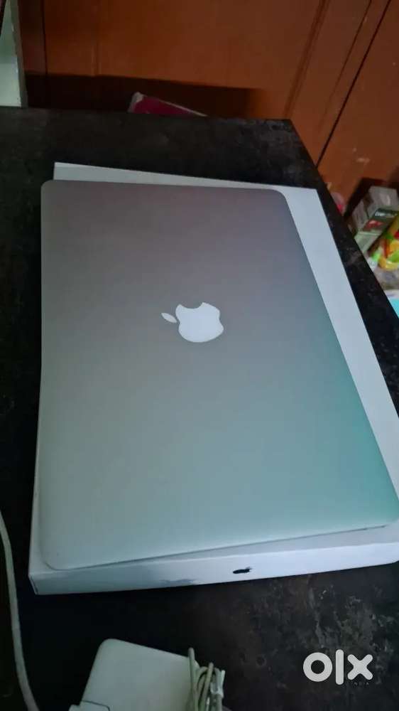 Apple Laptop with glowing logo 2015 model