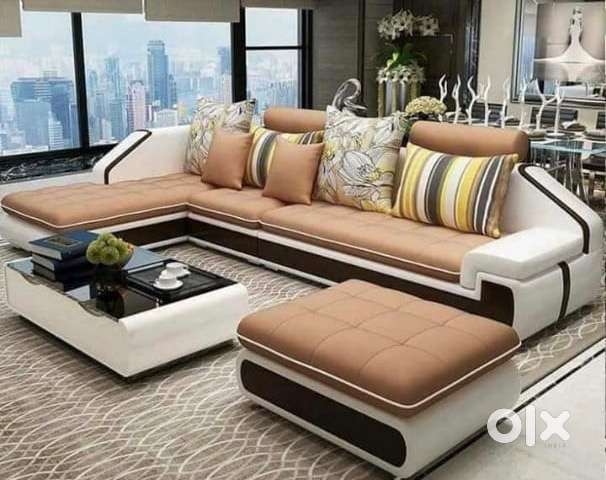 L shape designer sofa set