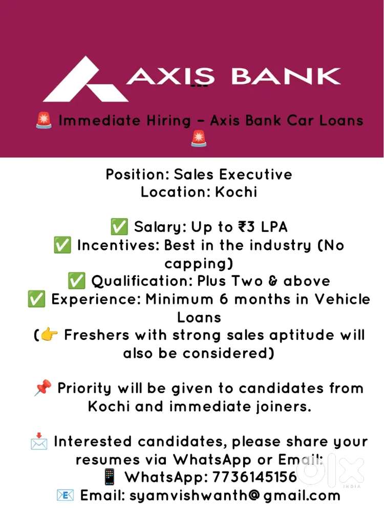 AXISBANK Auto loans