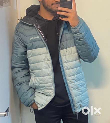 Columbia Men’s Green Omni-Heat Reflective Powder Lite II Jacket