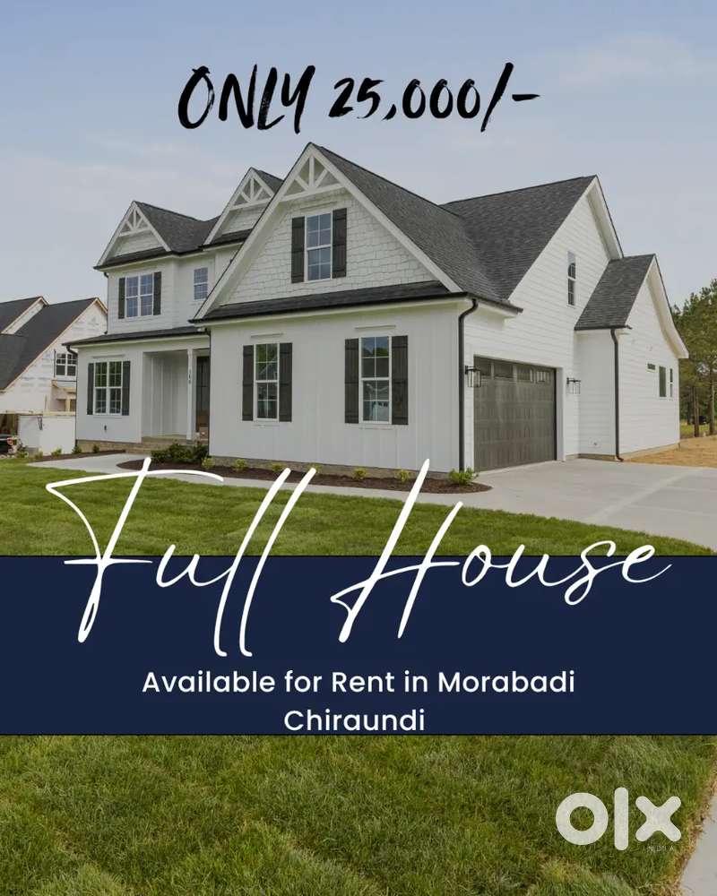 Independent house available for rent in morabadi