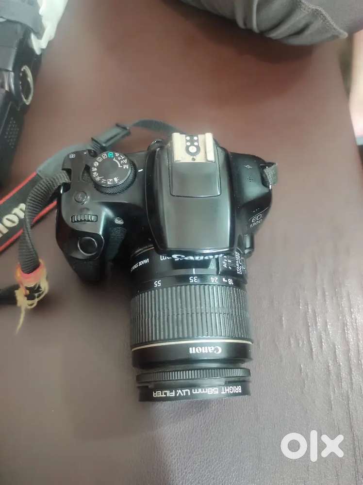 Canon camera with lens 55 250 mm