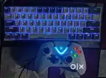Cosmic Byte ARES Wireless Controller+Redragon K617 Mechanical Keyboard