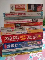 Ssc  related 14 books and coaching material very good condition