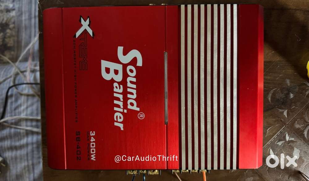 Sound Barrier xtreme 2 Channel Amplifier 402 in New Condition 3400W