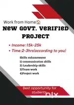 WORK FROM HOME, ONLINE WORK