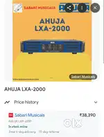 Lxa 2000 Watt ahuja amplifier