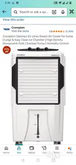 Cooler /Crompton Optimus / 65 litres/2 years old