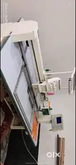 Computer embroidery machine single head