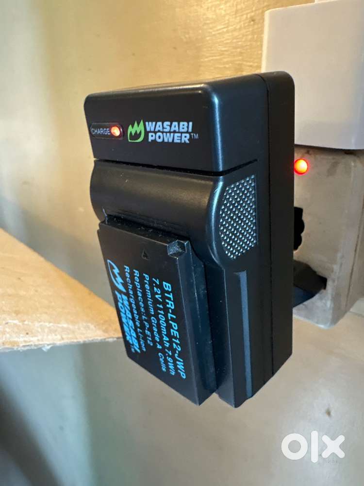 Wasabi Power Battery (2-Pack) and Charger for Canon Cameras