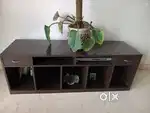 Wooden Television Unit with Storage