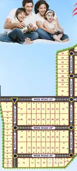मॉडल स्कूल के आगे फोरलेन से 1km अंदर प्लॉट उपलब्ध है 300 रू sqf.