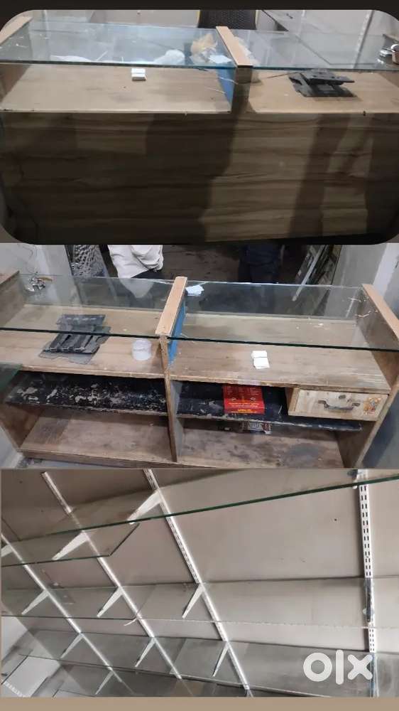 Counter and glass racking