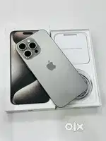 I phone 15 pro max natural titanium