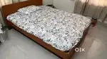 Queen size cot and 4 inch matress
