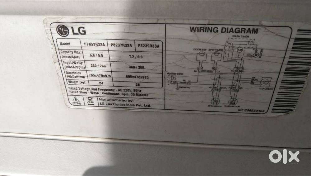 Well maintained washing Machine