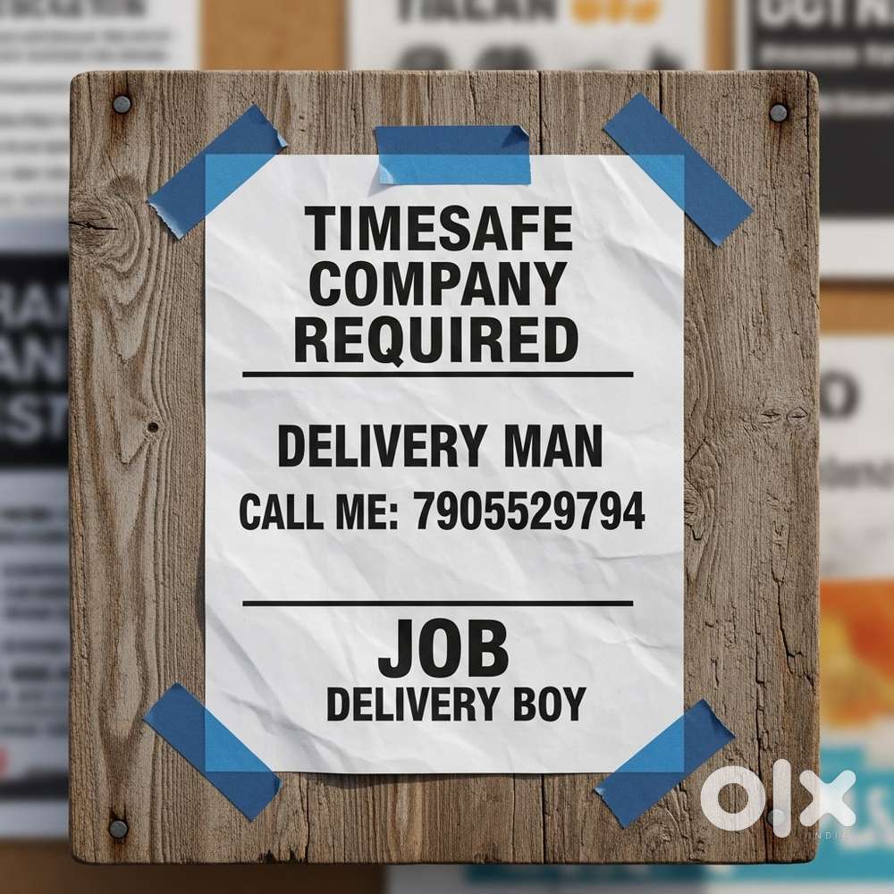 Timesafe job mutton delivery boys require