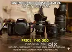 Canon 200D ii  3 lenses (50mm prime) Great deal 40k Negotiable