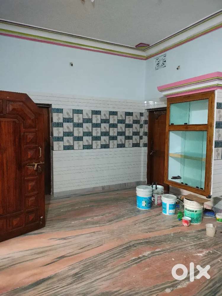 2bhk available with 2 bathrooms in ground floor for small  family