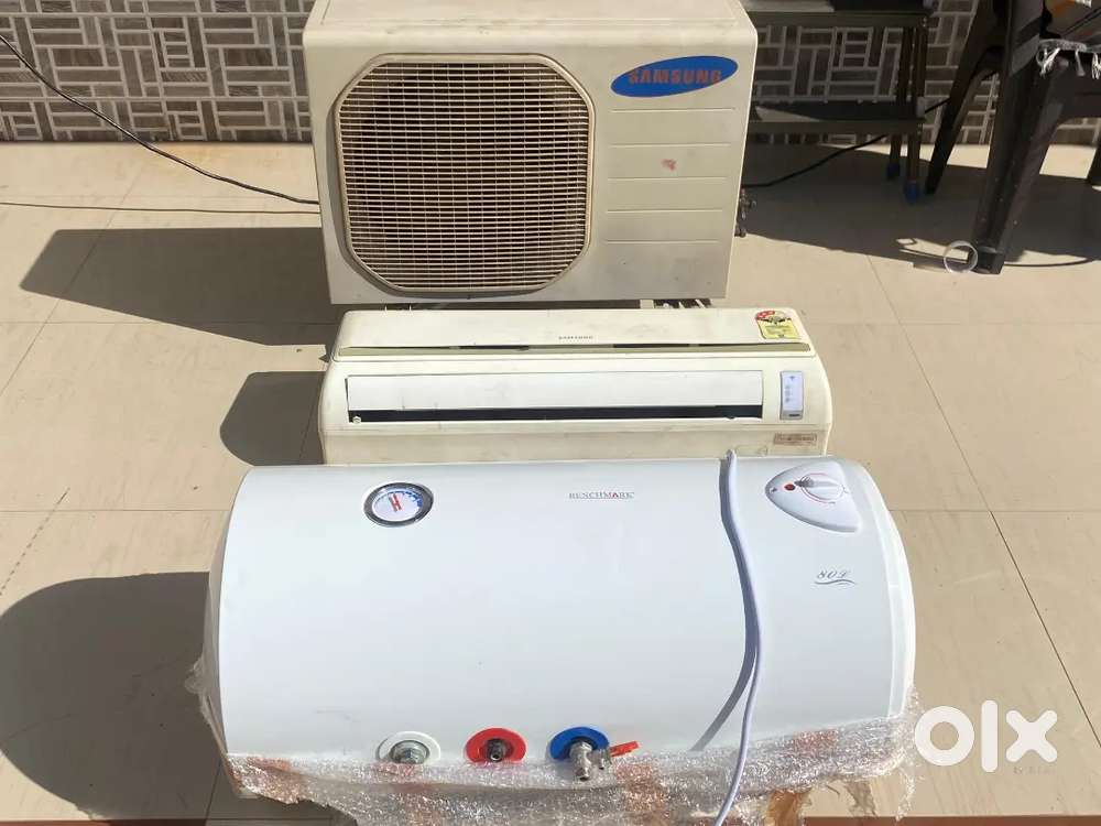 Samsung 1ton AC & benchmark 80L water heater