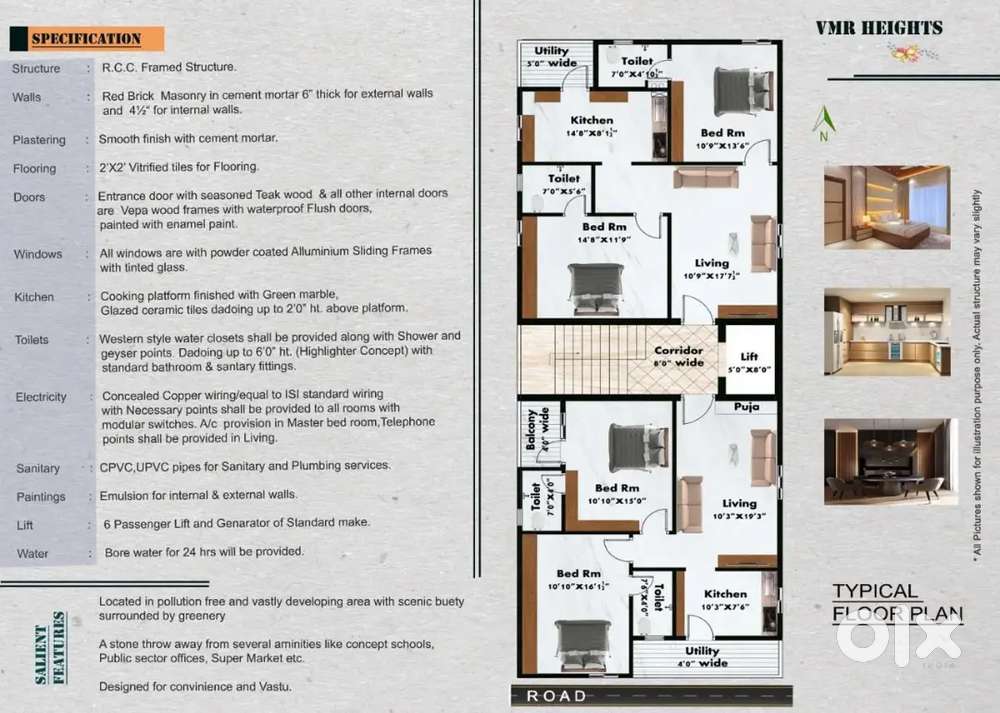 2BHK Flats in Sujatha Nagar – ₹45L + ₹3L Discount  EMI 80%  Hurry!