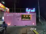 Container with stair case cofee shop tea shop juice shop