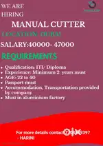 Manual cutter