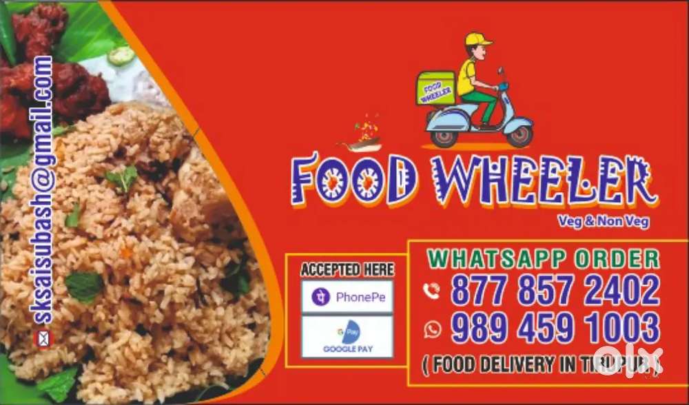Food wheeler food delivery job