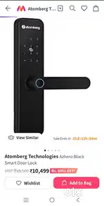 Atomberg digital finger print door lock