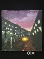 Mini canvas painting