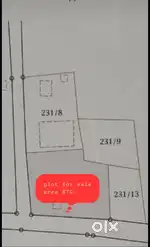 870m2 plot with partation. Behind dramapur church. Peaceful location.