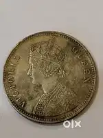 1862 Queen Victoria Coin of Rs. 1