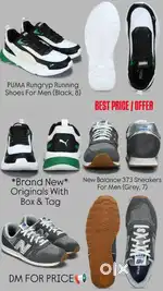 Brand New Puma & New Balance Sneakers – Original | Sealed box