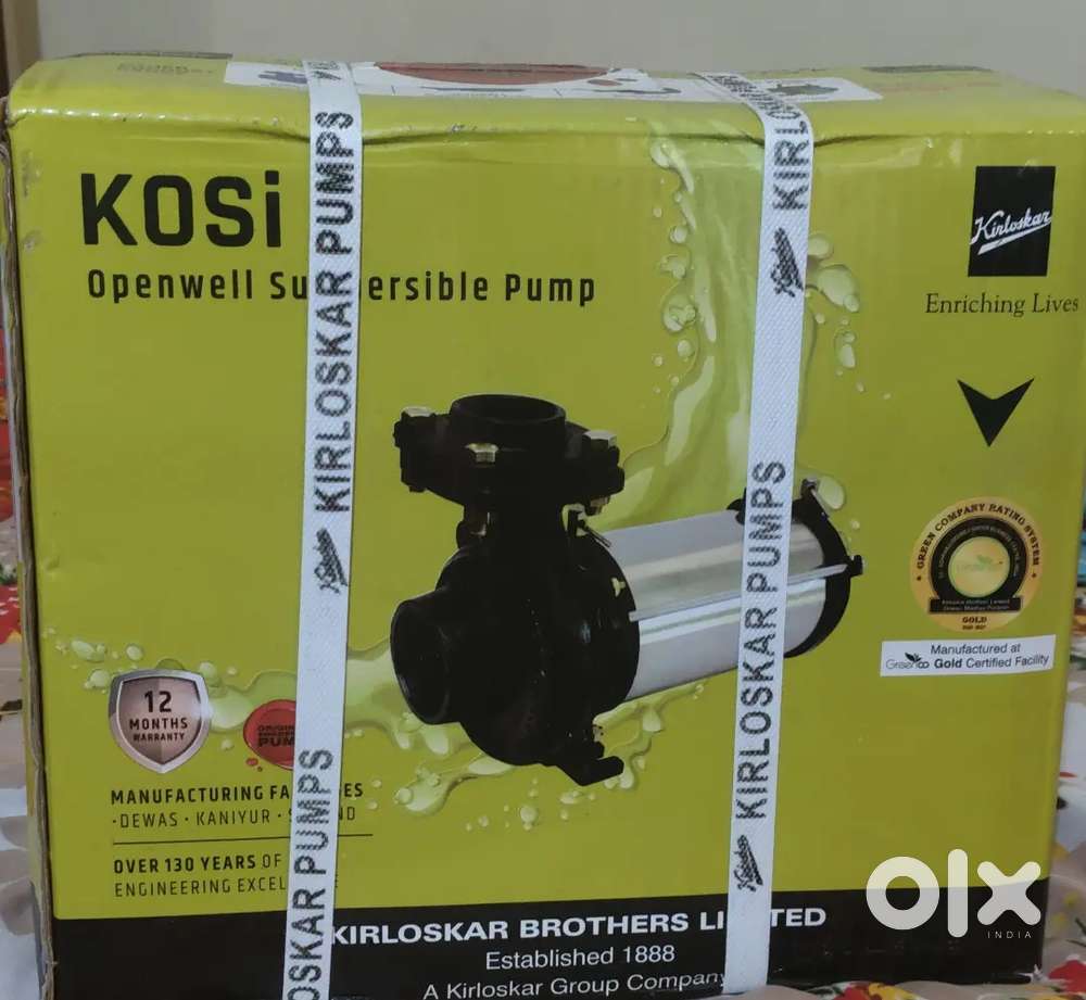 Kirloskar submersible motor 1hp brand new