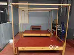 Single bed, breadth:-4feet, length:-6feet