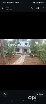 3bhk 6 yr old house, 10 cent, 500m  bus route avanavanchery, 42lakhs