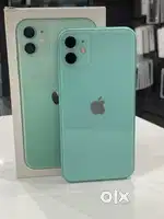 Iphone 11 128gb green colour with bill warranty