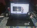 Hp laptop and speakers  working condition