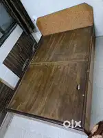 Best wood quality single bed with storage
