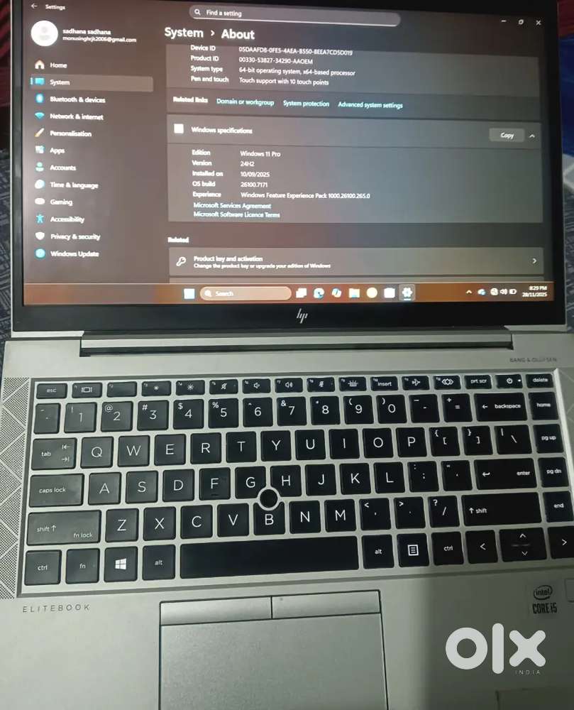 Hp laptop Intel core