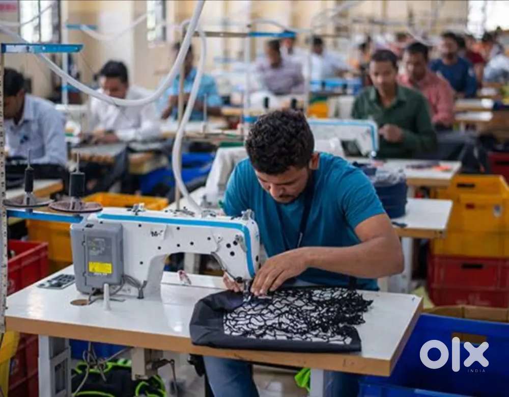 CR cloths fectory ke liye male or female, helper,cutting master chahiy