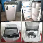 &₹#@245 samsung inverter model washing machine & whirpool fridge