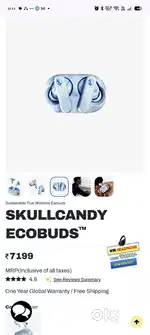 Skullcandy earbuds Best deal