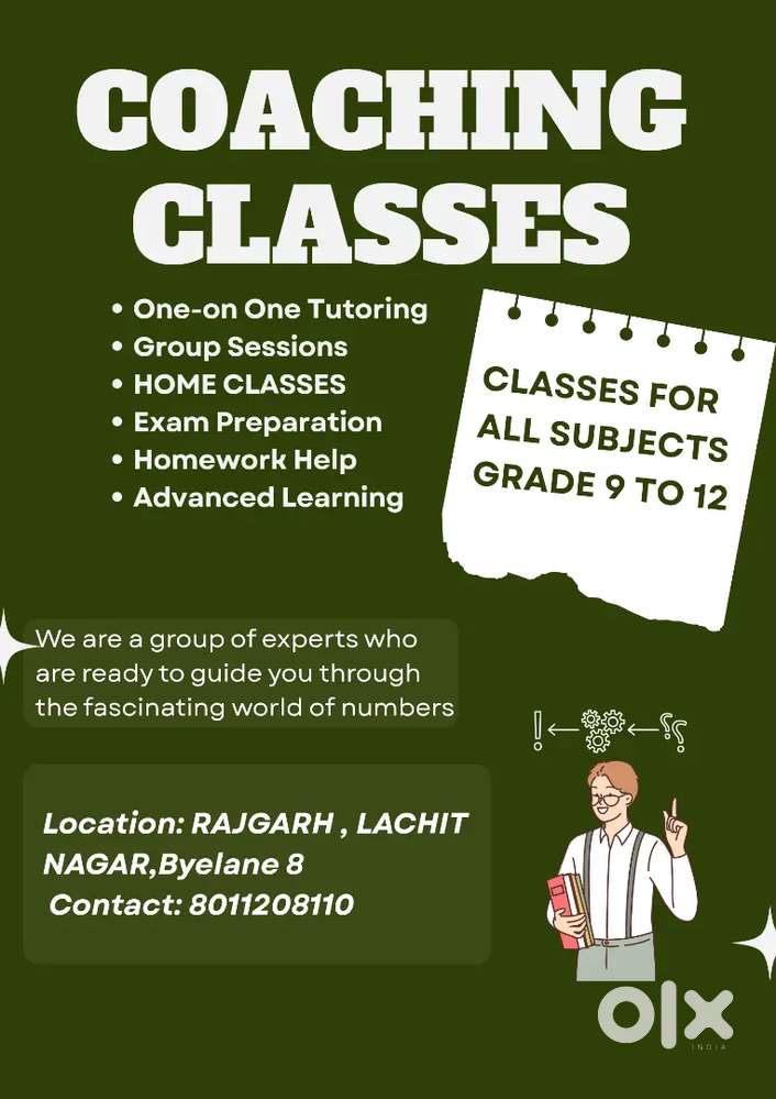 HOME TUTION AVAILABLE AND GROUP TUTION AVAILABLE