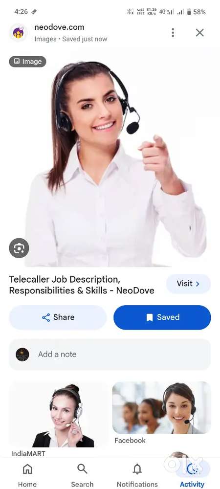 Tele caller