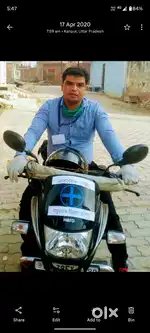 नई कंडीशन वाली सुपर स्प्लेंडर बाइक मात्र 35000किलोo अर्जेंट सेल करनी ह