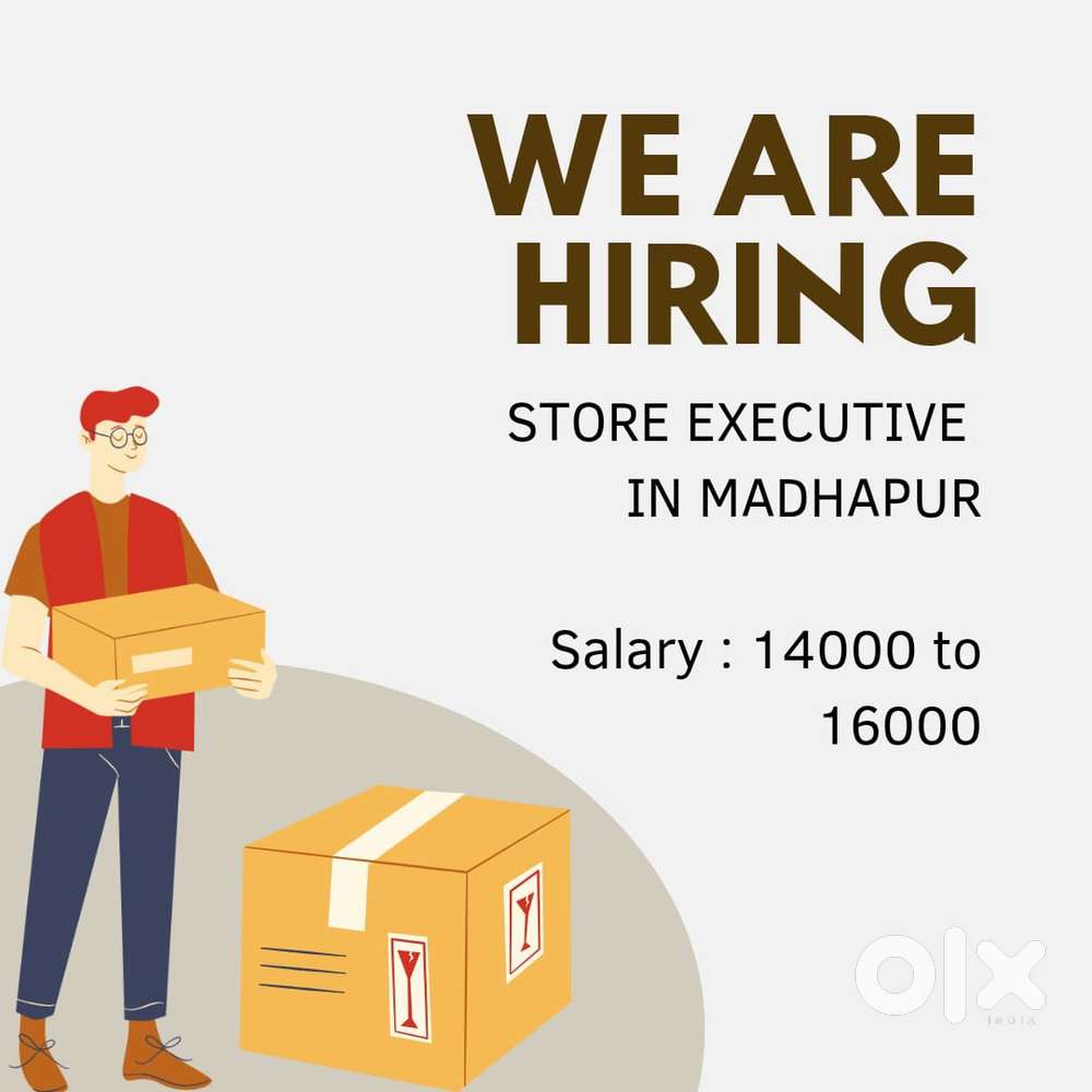 Store Executive(Madhapur)